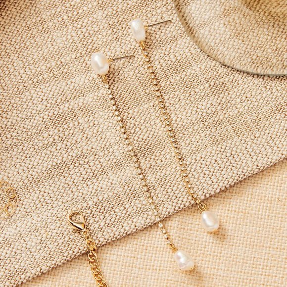 8 Other Reasons Jewelry - 8 OTHER REASONS x JENN IM Perla Drop Earrings